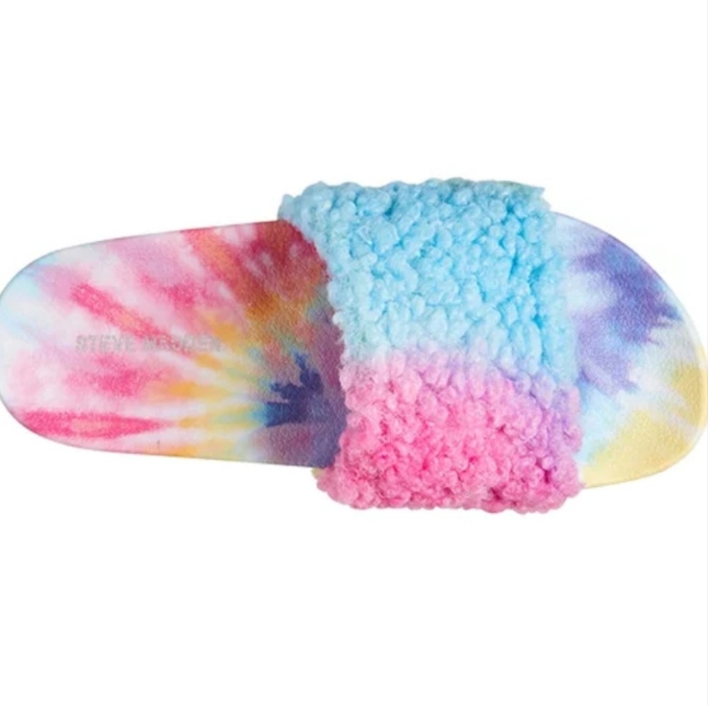 Colorful Tie-Dye Kids Slide Sandals
